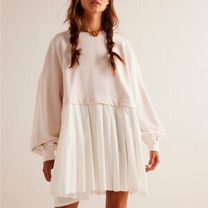 Free People Elinor dress size small pink